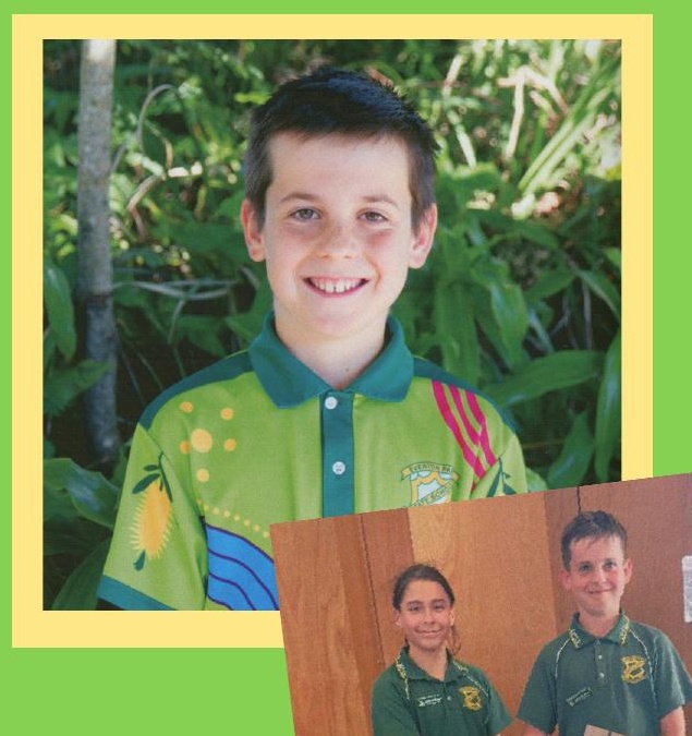 Yearbook profile image block example
