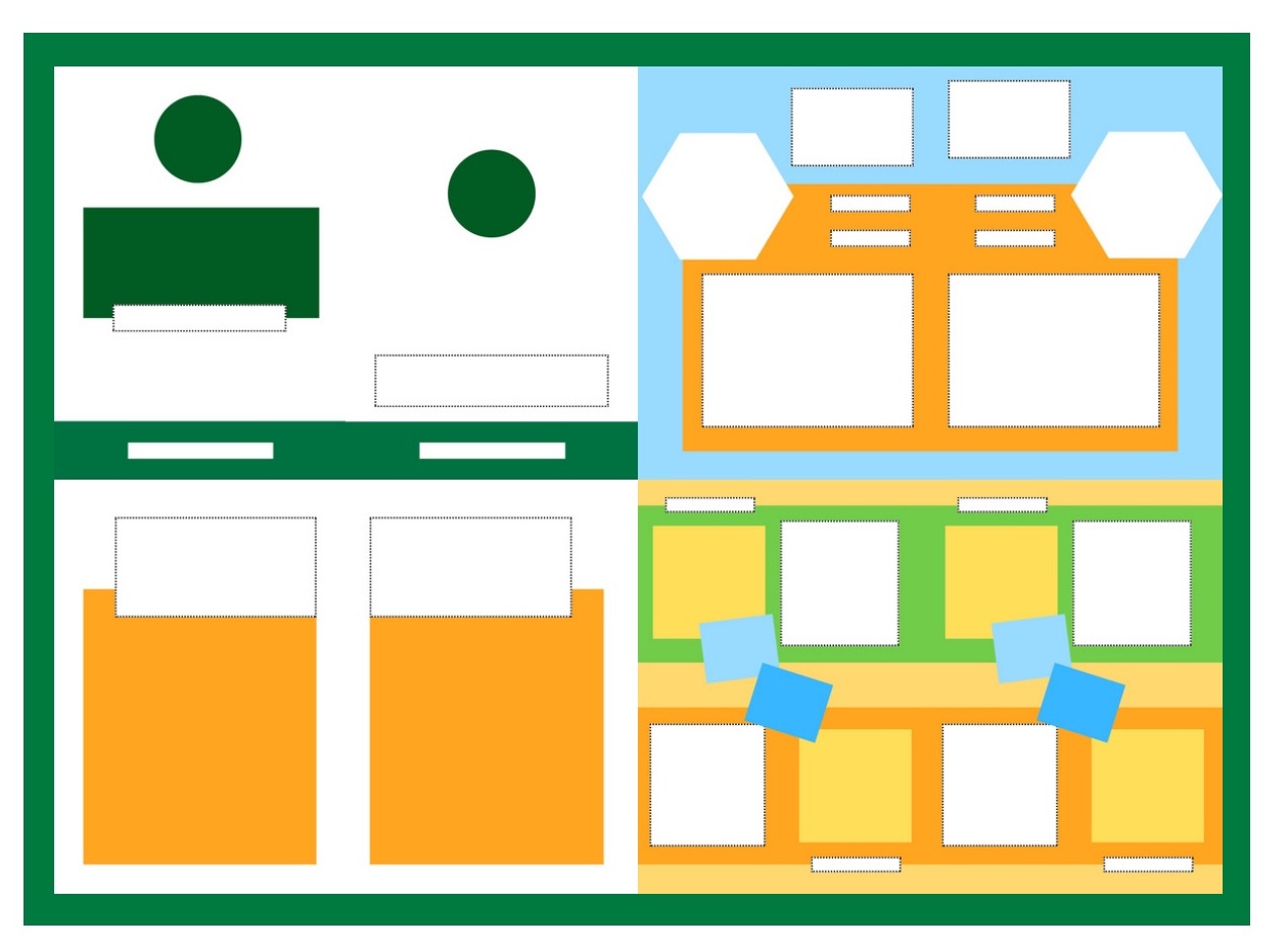 Early Yearbook layout development